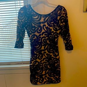 Sparkly dressy black dress